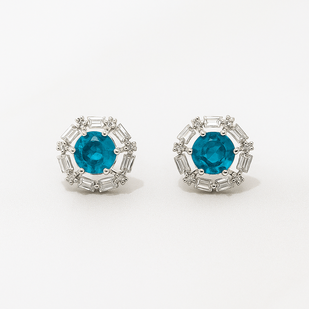 Stud Floral Earring with Elegance - Navya Jewelry
