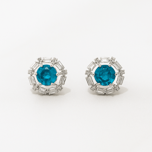 Stud Floral Earring with Elegance - Navya Jewelry