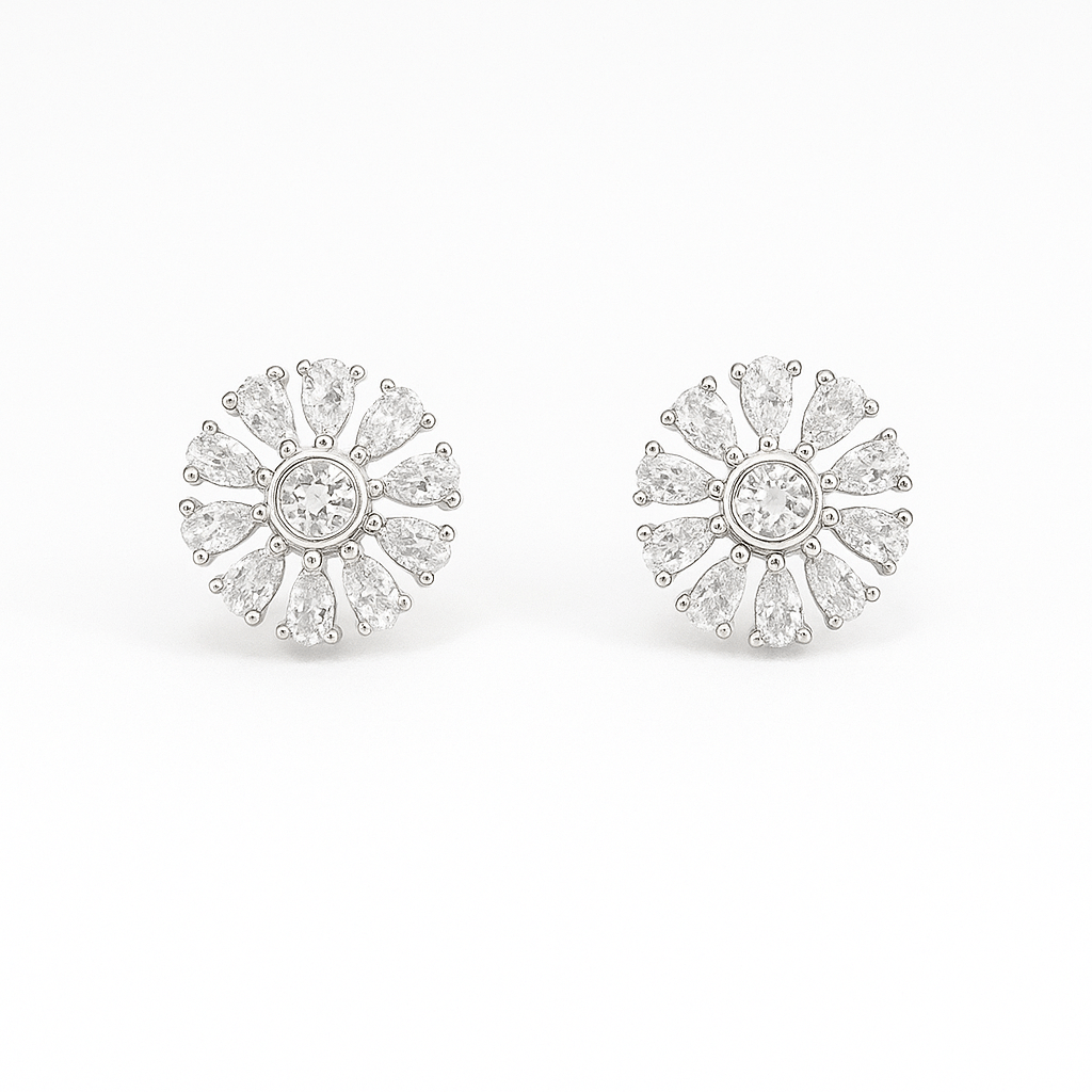 Elegant Artificial Stud Earrings Combo - 2 - Navya Jewelry