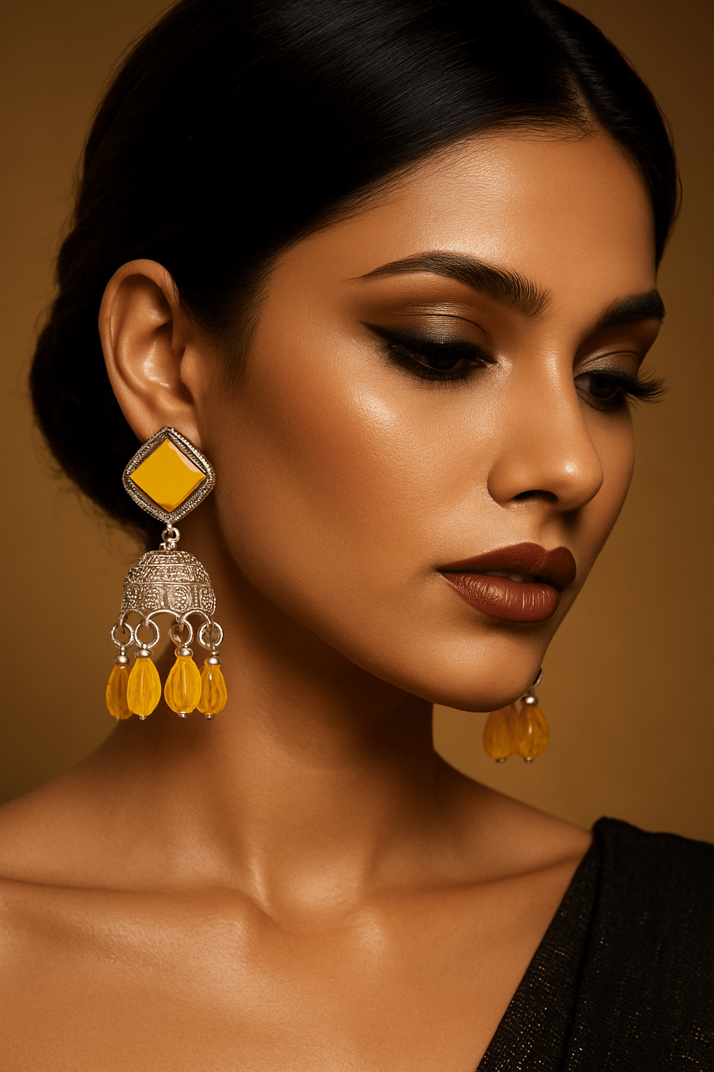 Jhumkas Set of 2 - Navya Jewelry