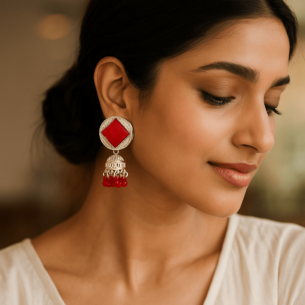 Jhumkas Set of 2 - Navya Jewelry