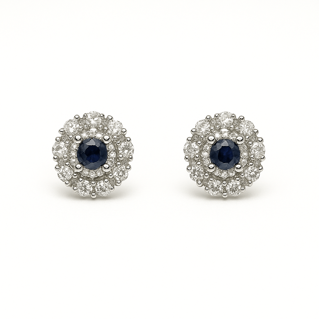Sparkling Stud Earrings - Navya Jewelry