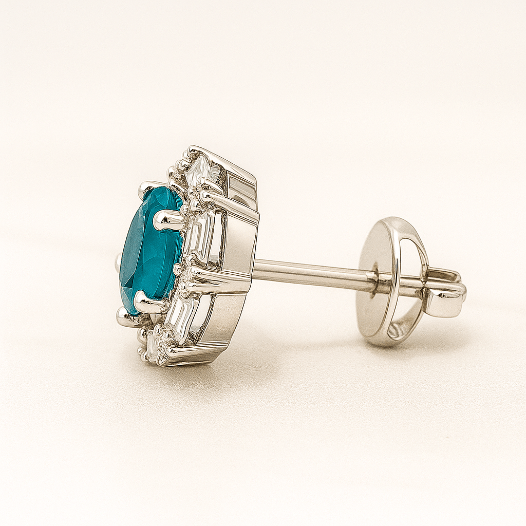 Stud Floral Earring with Elegance - Navya Jewelry