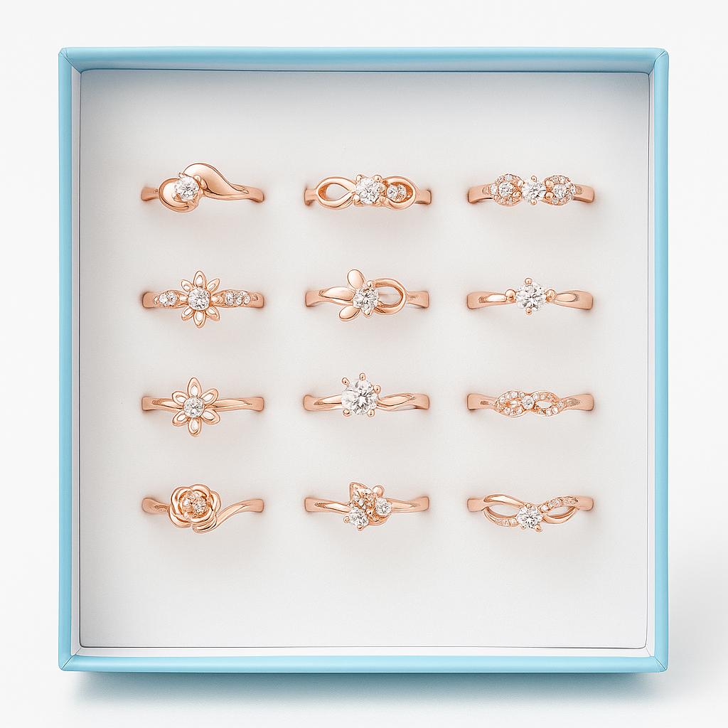 RINGS COMBO OF 12 - Navya Jewelry