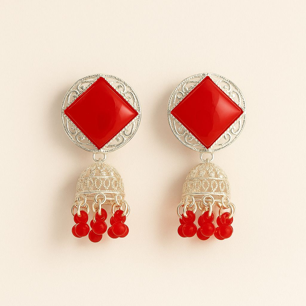 Jhumkas Set of 2 - Navya Jewelry