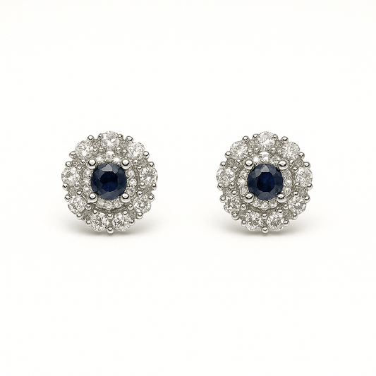 Sparkling Stud Earrings - Navya Jewelry