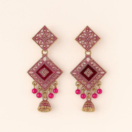 Dangler Jhumka Set of 5 - Navya Jewelry