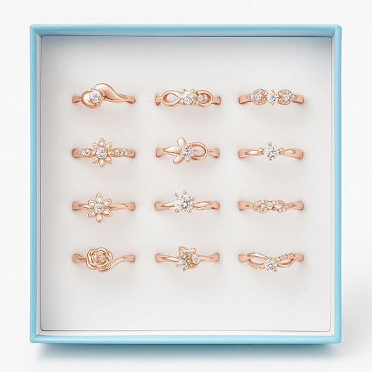 RINGS COMBO OF 12 - Navya Jewelry