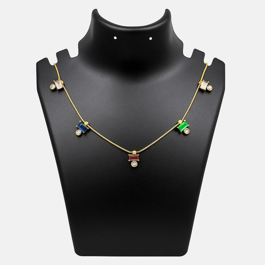 Chain pendent with beads - Navya Jewelry